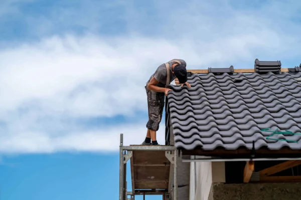 Slate roof repair